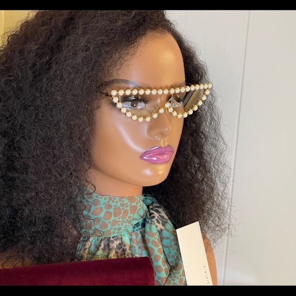 GUCCI HOLLYWOOD FOREVER COLLECTION Women’s irregular 53mm sunglasses - Picture 5 of 17